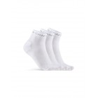 Ponožky Craft Core Dry Mid 3-pack bílá